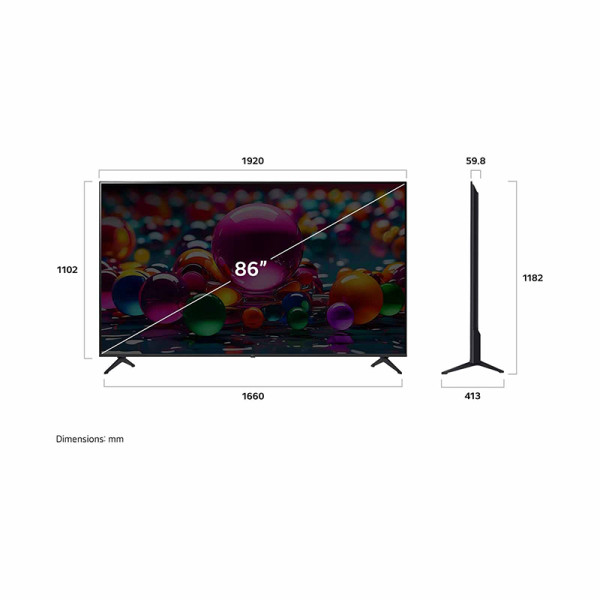 LG 4K CRYSTAL UHD SM 86UA8450PSA.ATCQ
