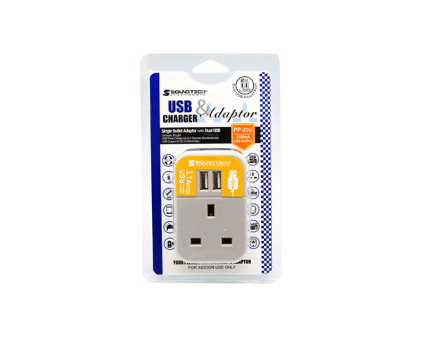 SOUNDTEOH TRAVEL ADAPTOR PP-31U