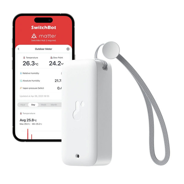 SWITCHBOT ACCESSORIES IN/OUTDOOR THERMO-HYGROMETER