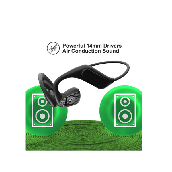 SOUL EARPHONES/HEADPHONES/EARBUDS SL OPENEAR PLUS-AIR COND.BLK
