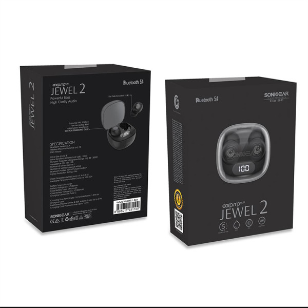 SONICGEAR EARPHONES/HEADPHONES/EARBUDS EARPUMP TWS 2 JEWEL LIGHT BLUE