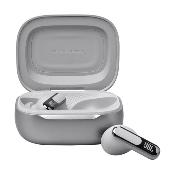 JBL EARPHONES/HEADPHONES/EARBUDS LIVE BEAM 3 TWS SILVER