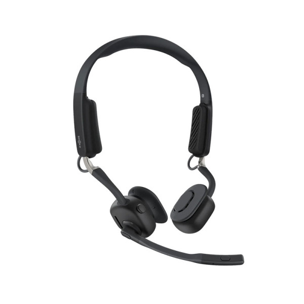SHOKZ EARPHONES/HEADPHONES/EARBUDS OPENMEET (USB A) BLACK