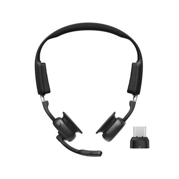 SHOKZ EARPHONES/HEADPHONES/EARBUDS OPENMEET (USB C) BLACK