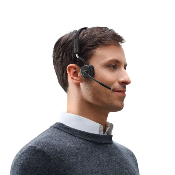 SHOKZ EARPHONES/HEADPHONES/EARBUDS OPENMEET (USB C) BLACK