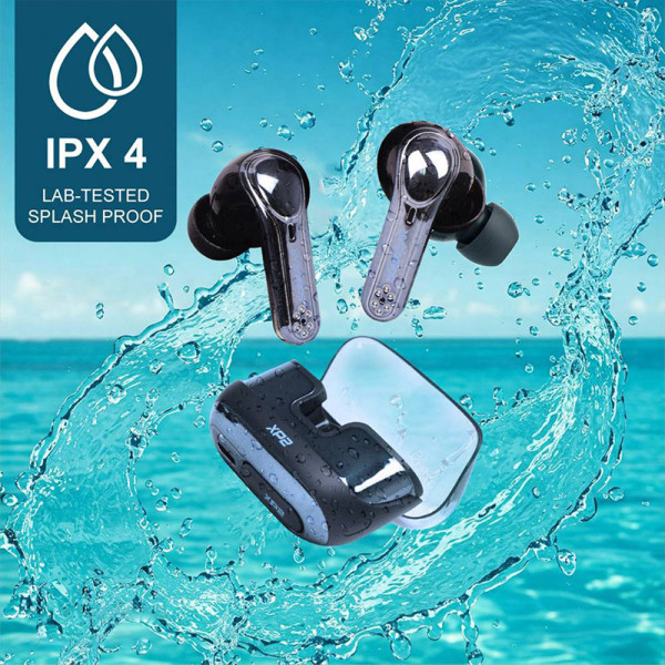 SONICGEAR EARPHONES/HEADPHONES/EARBUDS EARPUMP XP2 OBSIDIAN