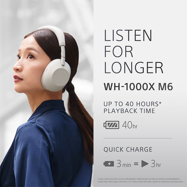 SONY EARPHONES/HEADPHONES/EARBUDS WH-1000XM6/LME