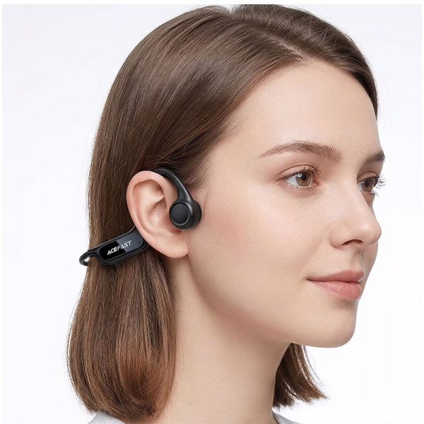 ACEFAST EARPHONES/HEADPHONES/EARBUDS N10 BONE COND EP BLK (AC7018)