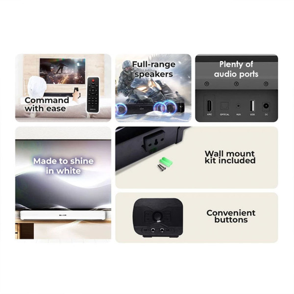 SONICGEAR SOUND BAR HD7000 ULTRABASS BLACK