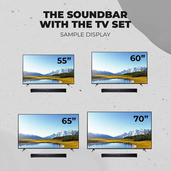 SONICGEAR SOUND BAR HD7000 ULTRABASS BLACK