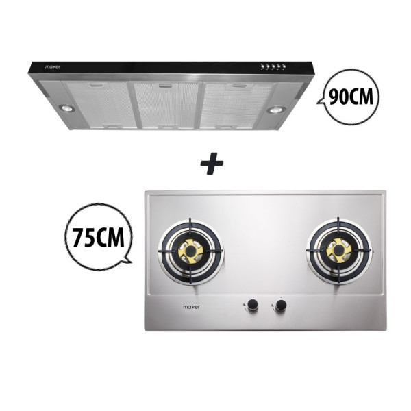 MAYER GAS RANGE PACKAGE MMSS772+MMSI900HS