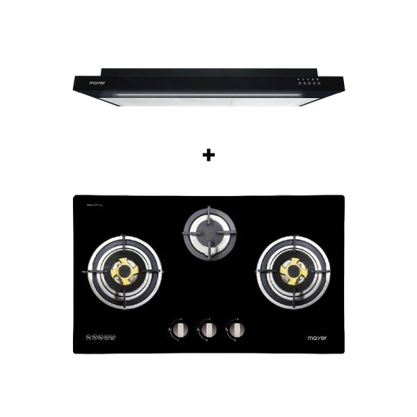 MAYER GAS RANGE PACKAGE MMGH773HI+MMSI900LEDHS