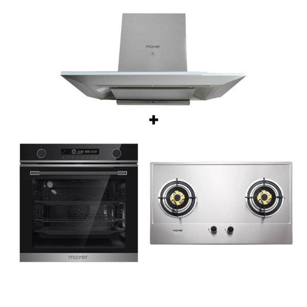 MAYER GAS RANGE PACKAGE MMSS882HI+MMCH905SR+MMDO13C