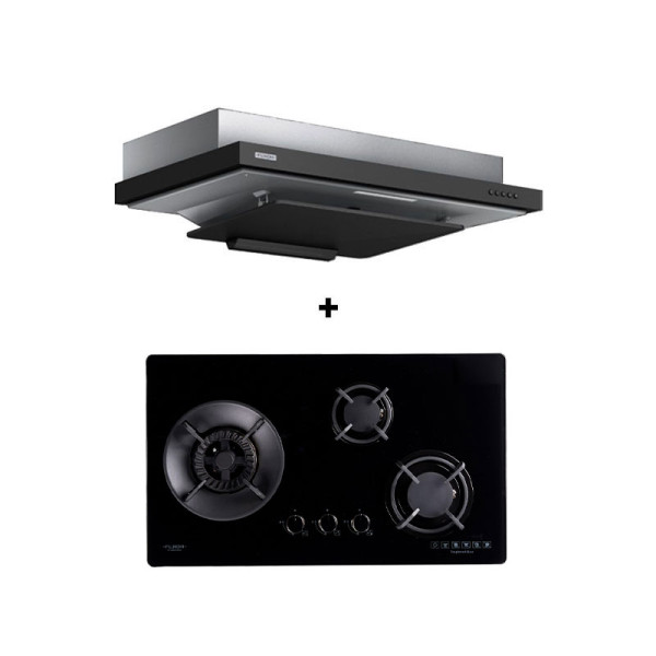 FUJIOH GAS RANGE PACKAGE FHGS5035+FRFS2290(XBKS/XWS/SMR