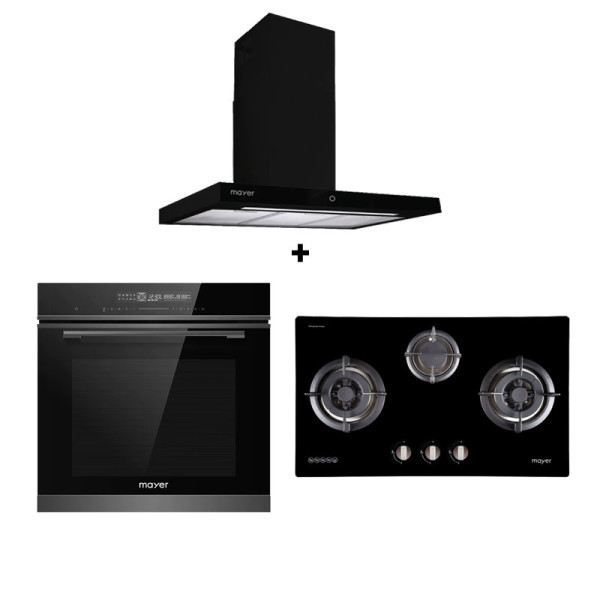 MAYER GAS RANGE PACKAGE MMGH773+MMCH407I+MMDO13CS
