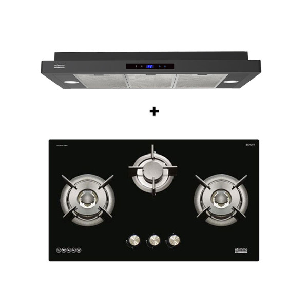 OTIMMO GAS RANGE PACKAGE ECH5501DBK+EBH6381S