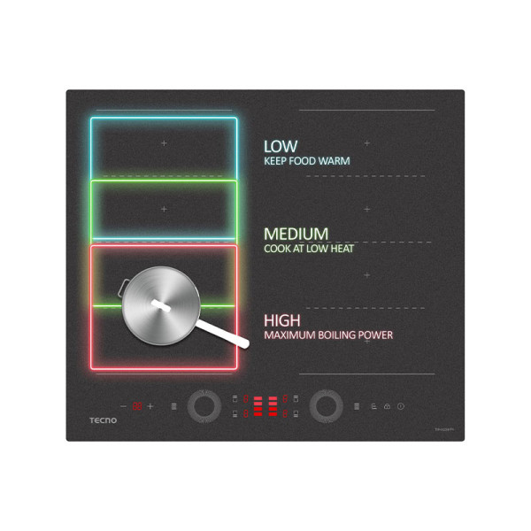 TECNO BUILT-IN HOB-60CM INDUCTION TIH6238FFi