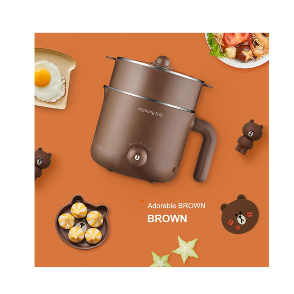 JOYOUNG MINI RICE COOKER Mini Rice Cooker Brown (K12BR)