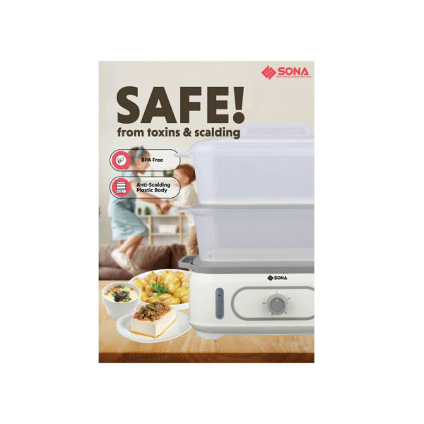 SONA 2 TIER FOOD STEAMER SSR3164