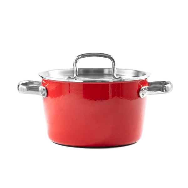 KANDA HOUSEHOLD Micro-Pressure Stew Pot Red