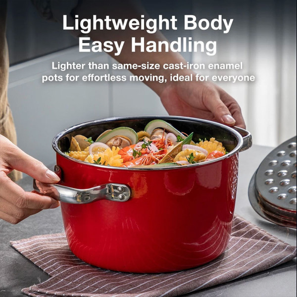 KANDA HOUSEHOLD Micro-Pressure Stew Pot Silver