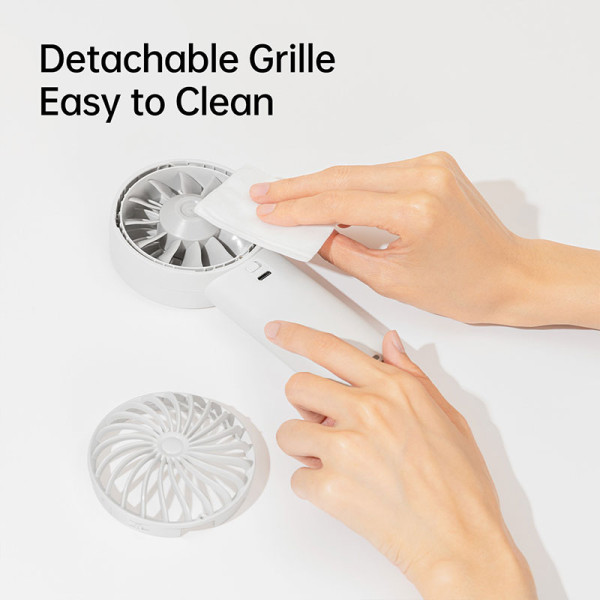 JISULIFE USB FAN LIFE 4-LIGHT GREY-3600