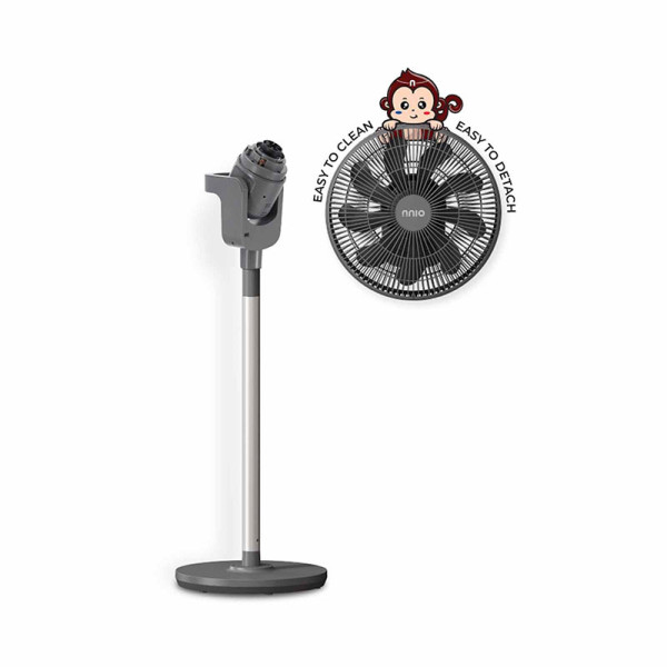 NNIO DC STAND FAN -TIMER & R/C EZ88