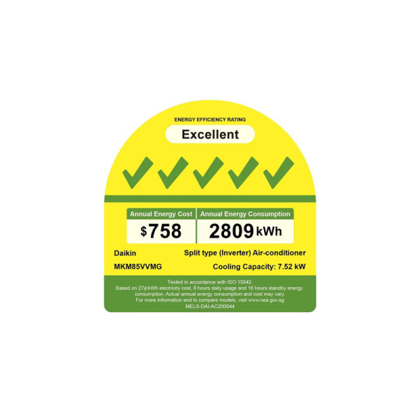 DAIKIN TRI CON CTKM35VVMGX2/71/MKM85VVMG