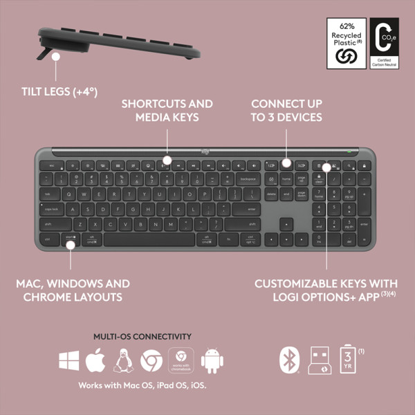LOGITECH KEYBOARD 920-012475 (MK950)