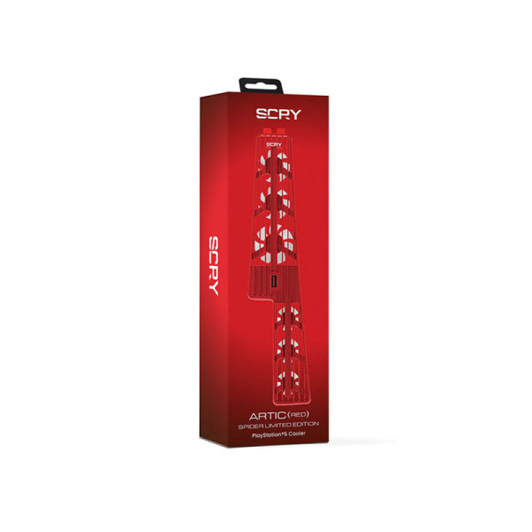SCRY GAMING ARTIC PS5 COOLER FAN S.RED