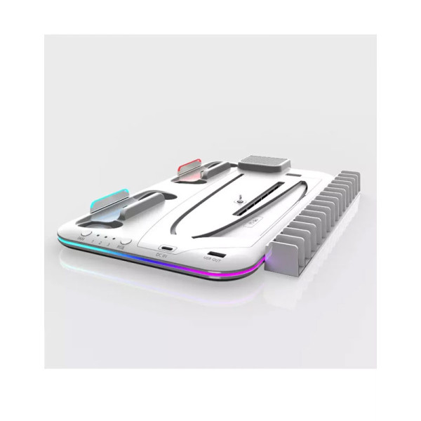 PXEL GAMING PS5 COOLING FAN C.STATION WHT