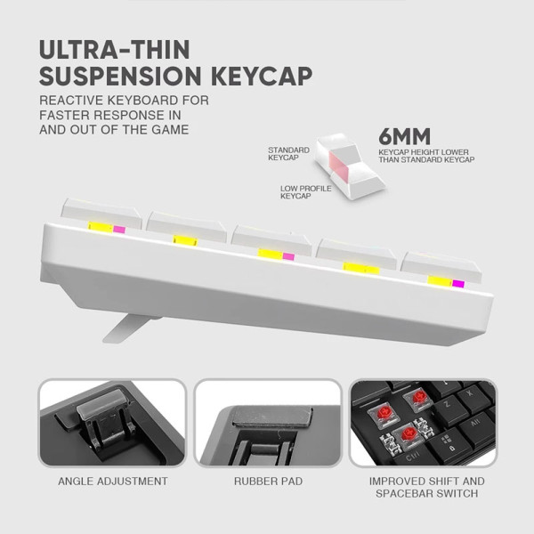 ARMAGGEDDON KEYBOARD SMK-1C BLACK CLICKY