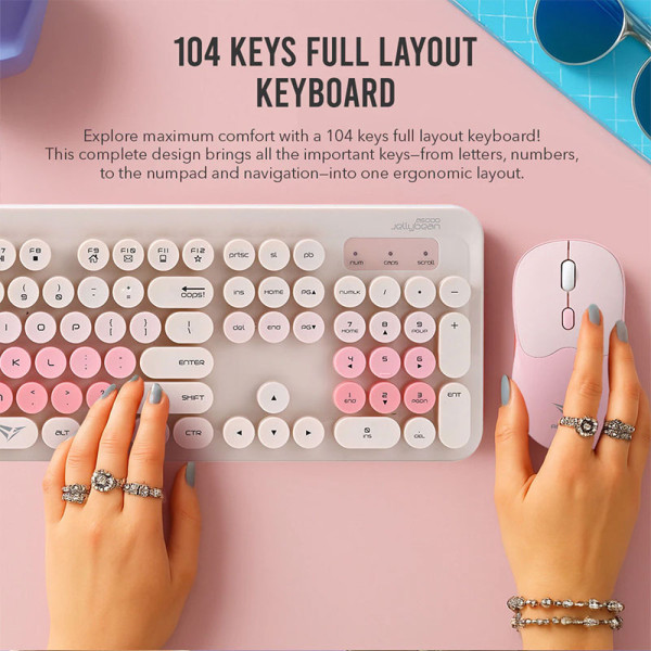 ALCATROZ KEYBOARD JELLYBEAN A5000 LILAC