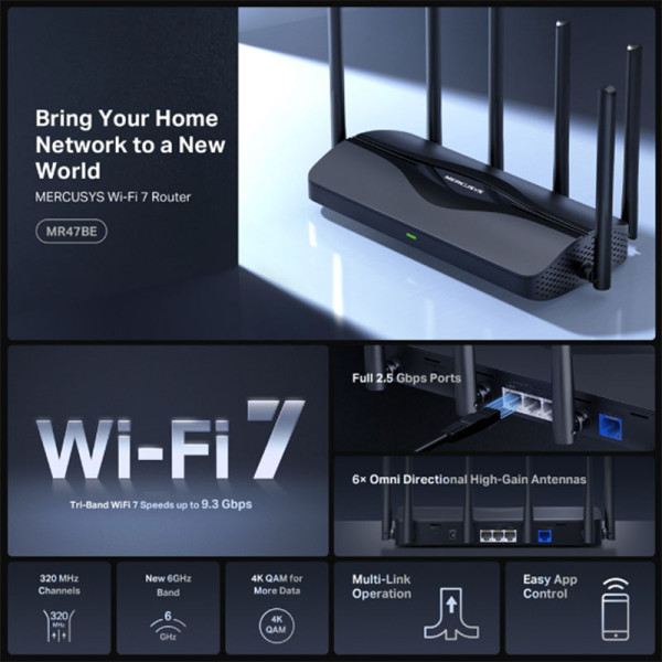 MERCUSYS NETWORKING  EQUIPMENT TPL-MR47BE