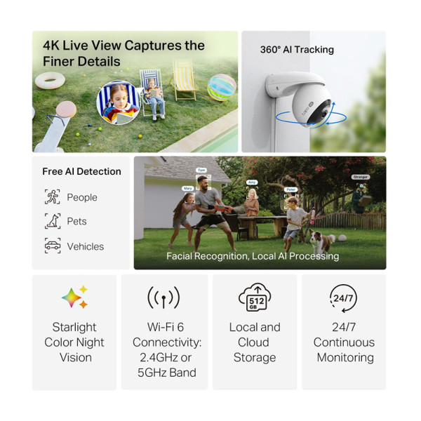 TP-LINK NETWORKING  EQUIPMENT TAPO C560WS