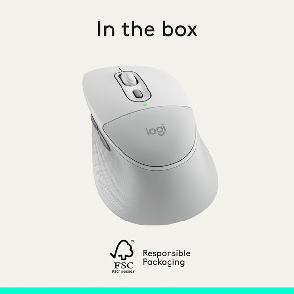LOGITECH MOUSE 910-007734 (M850 - WHT)