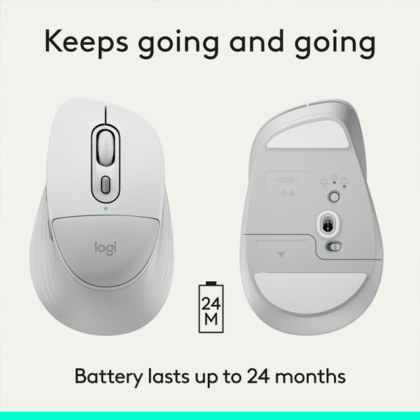 LOGITECH MOUSE 910-007734 (M850 - WHT)