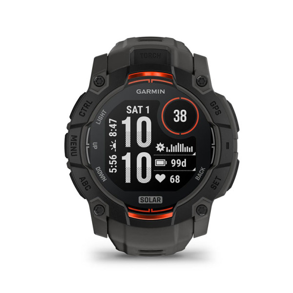 GARMIN Wearables INSTINCT 3 SOLAR, BLK/BLK 50MM