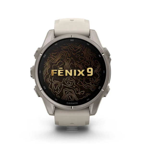 GARMIN Wearables FENIX 9 43 FOG GRAY, BARE TI