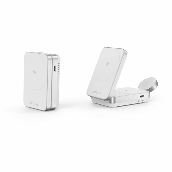MAZER Apple 3PP Products M-QI2-MAGFOLD05-WH