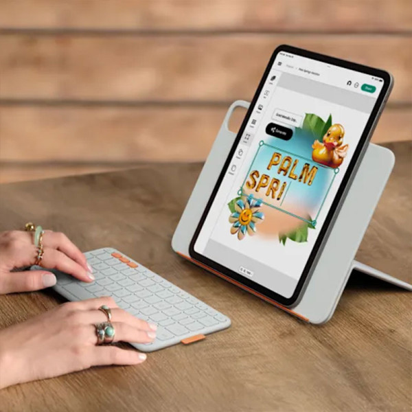 LOGITECH LOGITECH FLIP FOLIO IPAD PRO/AIR 11 PALE GREY 920-013850