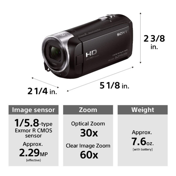 SONY DVC HDR-CX405 HANDYCAM