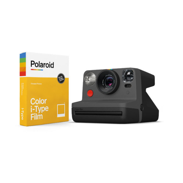 POLAROID INSTANT CAMERA Now Bundle (Black)