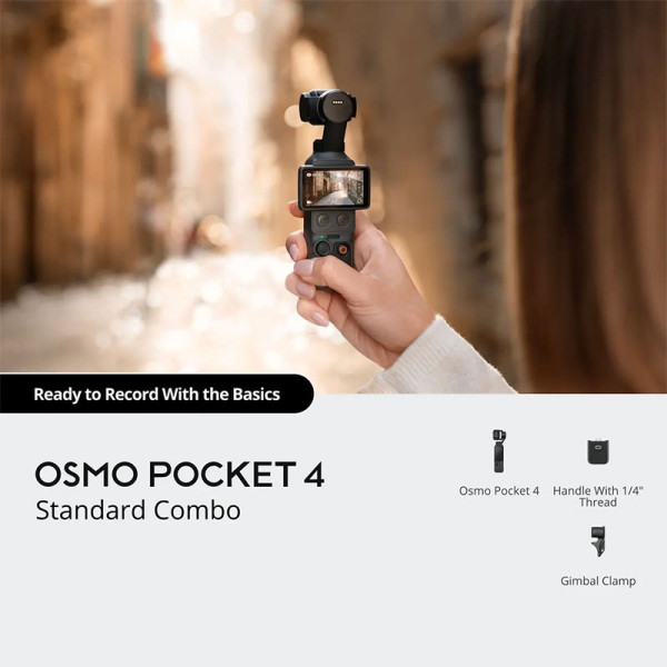 DJI DIGITAL VIDEO CAMERA OSMO POCKET 4 STANDARD COMBO