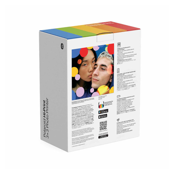 POLAROID PRINTERS Hi Print 3x3 Printer Wh+10 pcs
