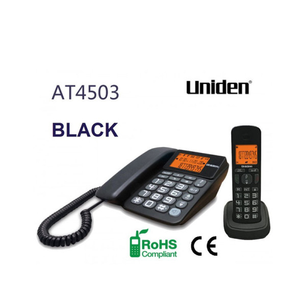 UNIDEN NORMAL PHONES AT4503 BK - C