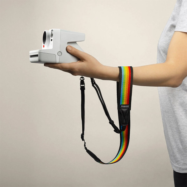 POLAROID CAM ACCESSORIES STRAP FLAT-RAINBOW BLK_ 006055