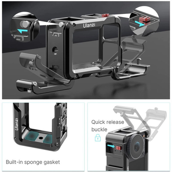 ULANZI CAM ACCESSORIES OA-14 ACTION 5/4/3 METAL CAGE