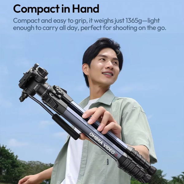 ULANZI DSC/DVC/CAM ACCESSORIES OMBRA II VIDEO CAMERA TRIPOD