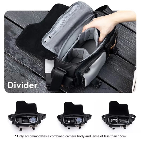 ULANZI DSC/DVC/CAM ACCESSORIES MS12 SHOULDER STRAP SLING BAG